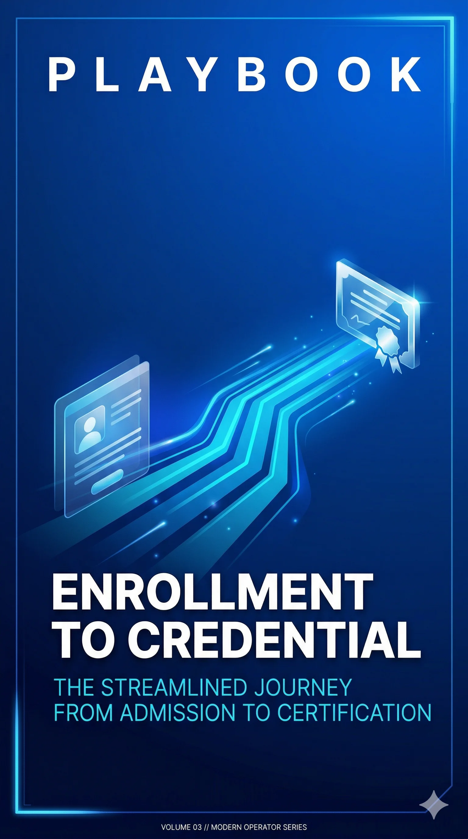 The EdTech Identity Playbook cover — verification from enrollment to credential